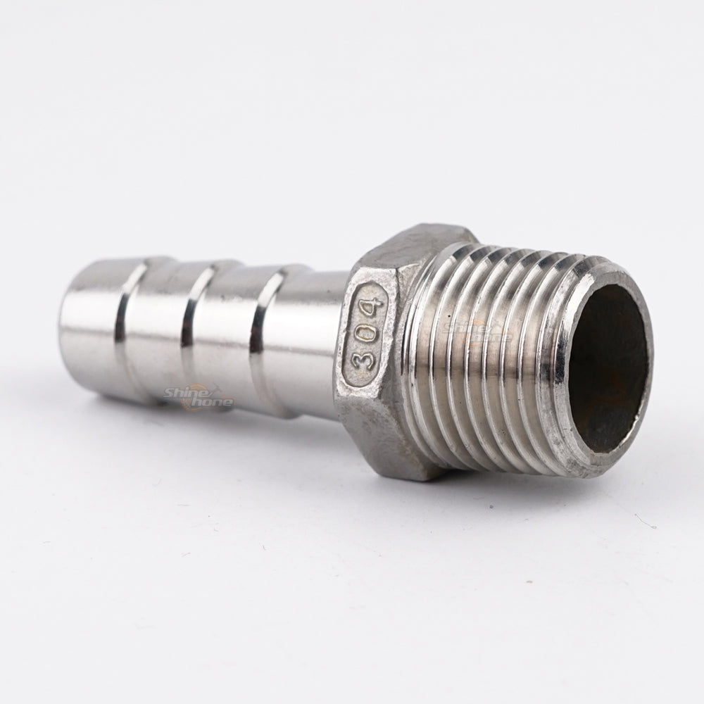 Stainless Steel Fittings 1/2in. MPT x 5/8 in. barb