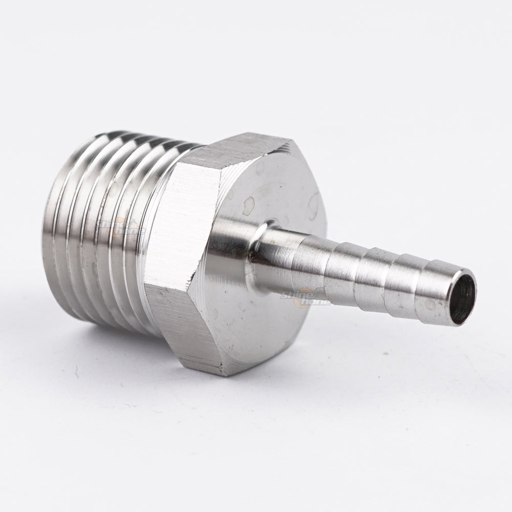 Stainless Steel Fittings 1/2in. MPT x 1/4 in. barb