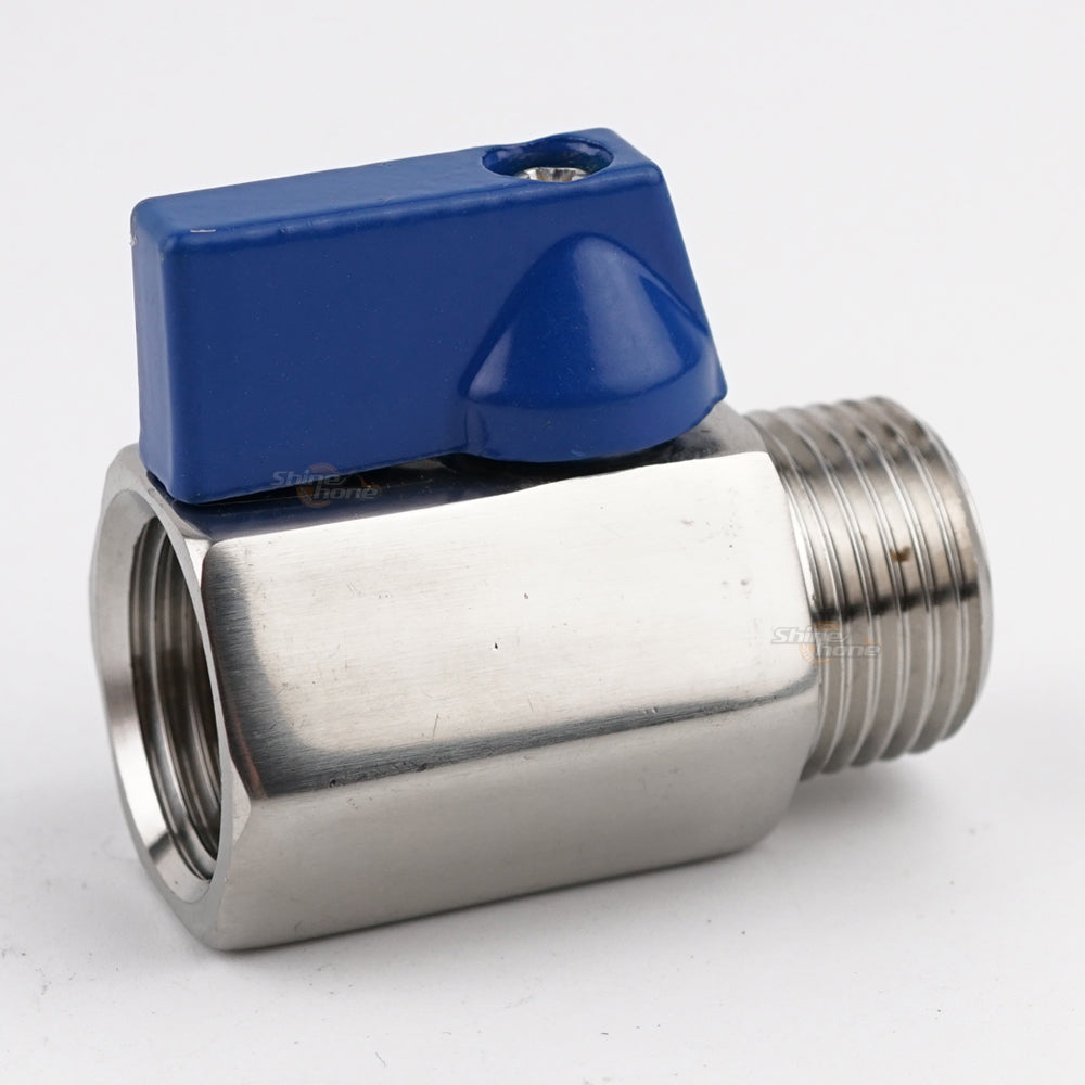 Mini Ball Valve 1/2" MPT - 1/2" FPT