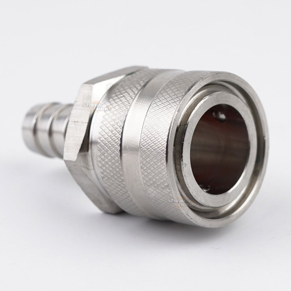 Female QD x 1/2 in. Barb - Stainless Steel Quick Disconnect