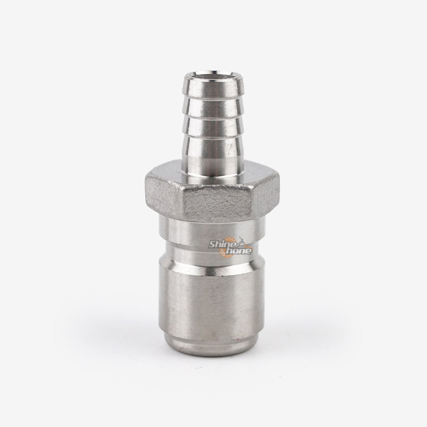 Male QD x 3/8 in. Barb - Stainless Steel Quick Disconnect
