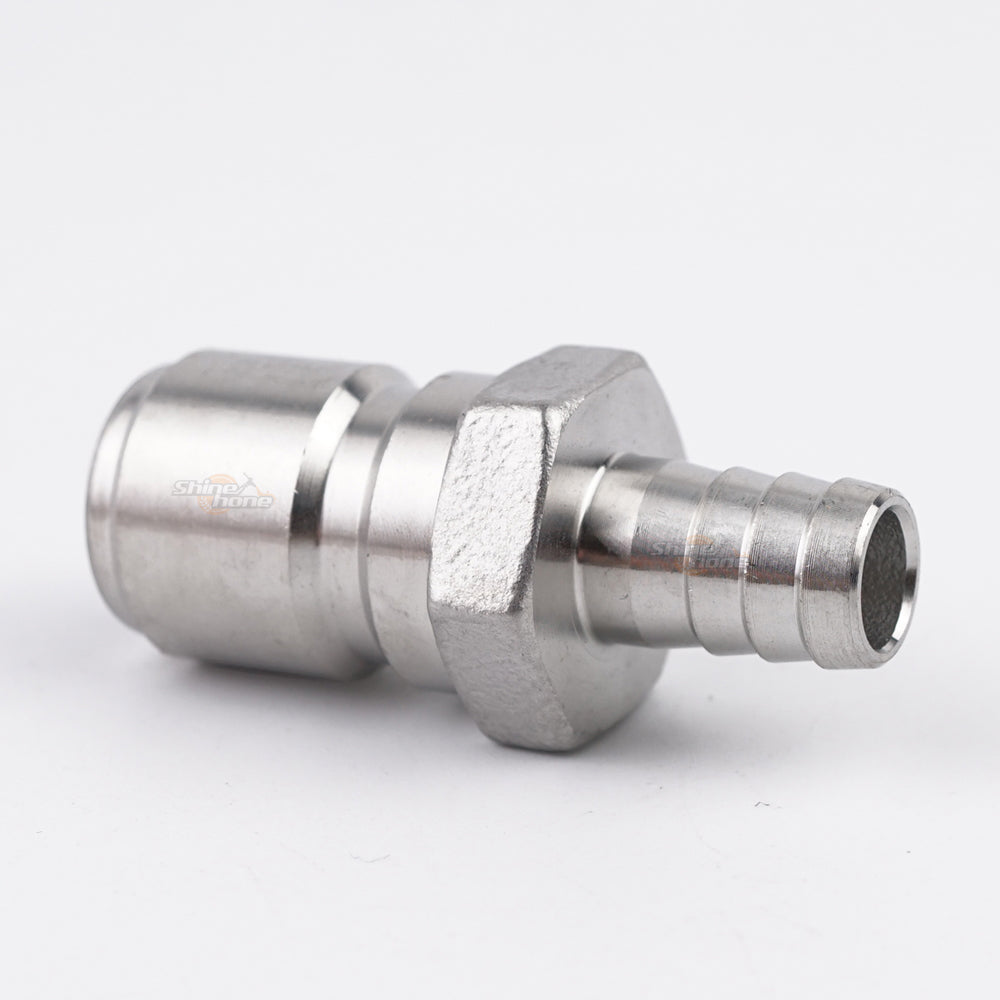 Male QD x 5/16 in. Barb - Stainless Steel Quick Disconnect