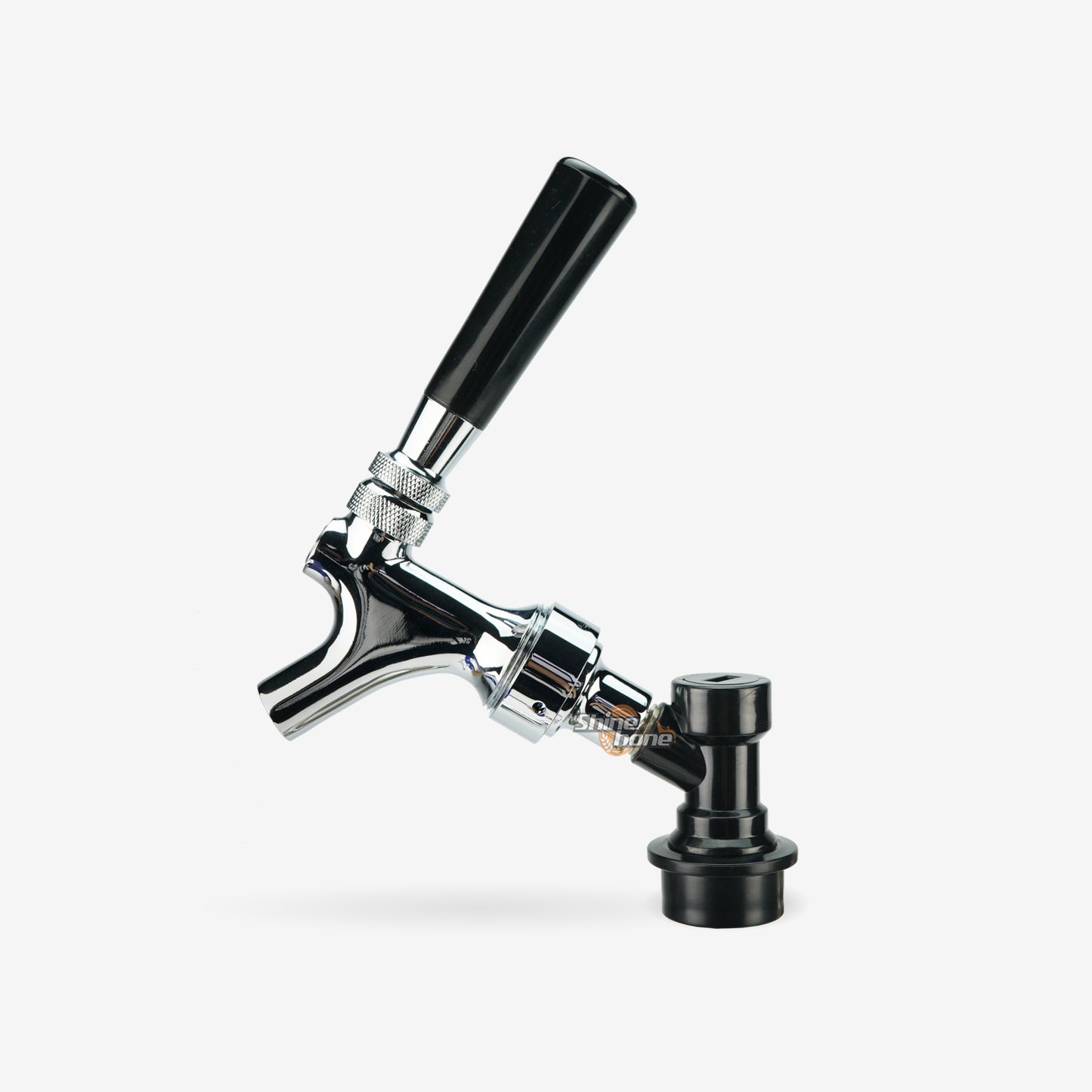 Chromed Beer Faucet with Cornelius Ball Lock Disconnect