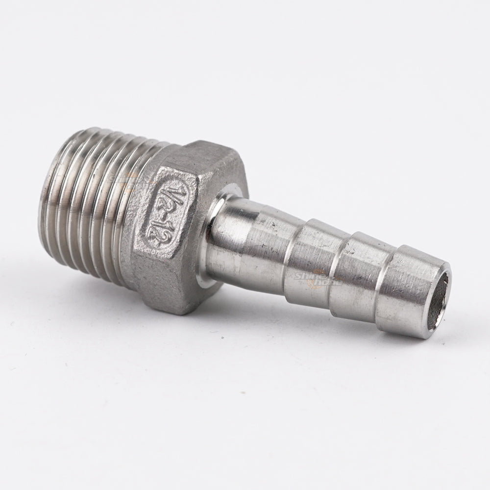 Stainless Steel Fittings 1/2in. MPT x 1/2 in. barb