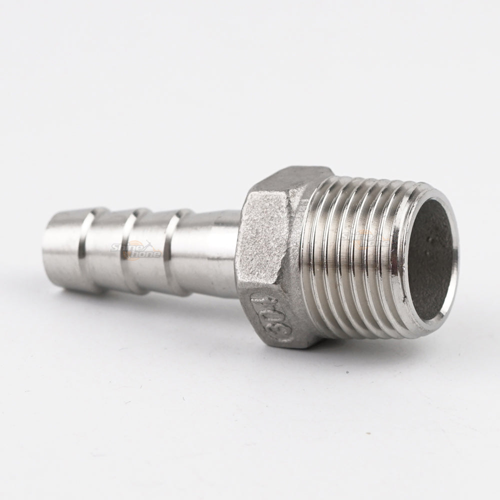 Stainless Steel Fittings 1/2in. MPT x 1/2 in. barb