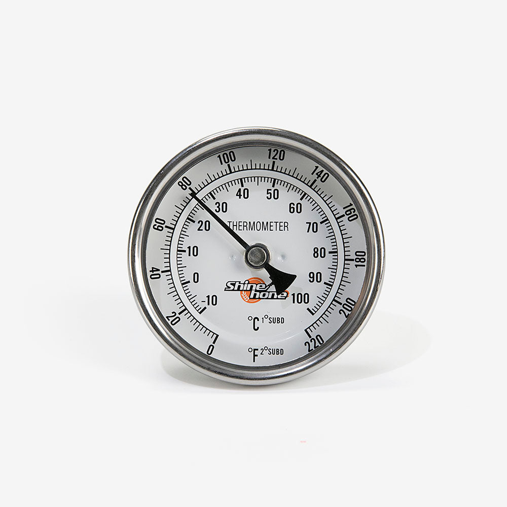 2.5 Inch Probe Weldless Bi-metal Thermometer for Kettles