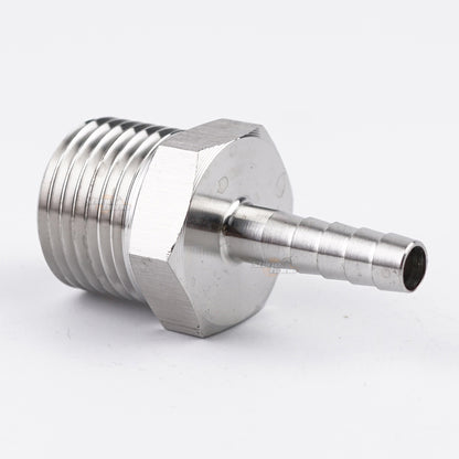 Stainless Steel Fittings 1/2in. MPT x 1/4 in. barb