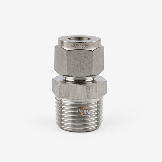 Tube Compression X NPT Threaded Adaptor - 1/2" Tube x 1/2" MNPT