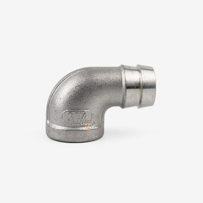 Stainless Steel 1/2 in. High Flow Elbow Barb