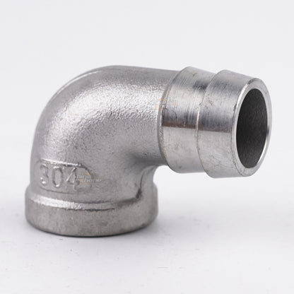Stainless Steel 1/2 in. High Flow Elbow Barb