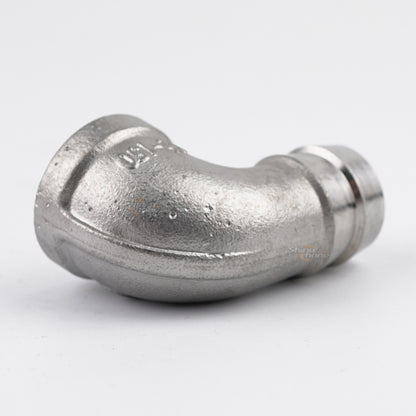 Stainless Steel 1/2 in. High Flow Elbow Barb
