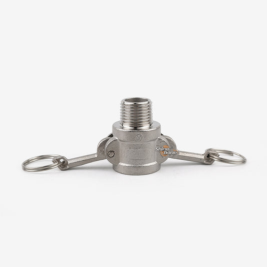 Type B - Female QD Coupling to Male 1/2" NPT