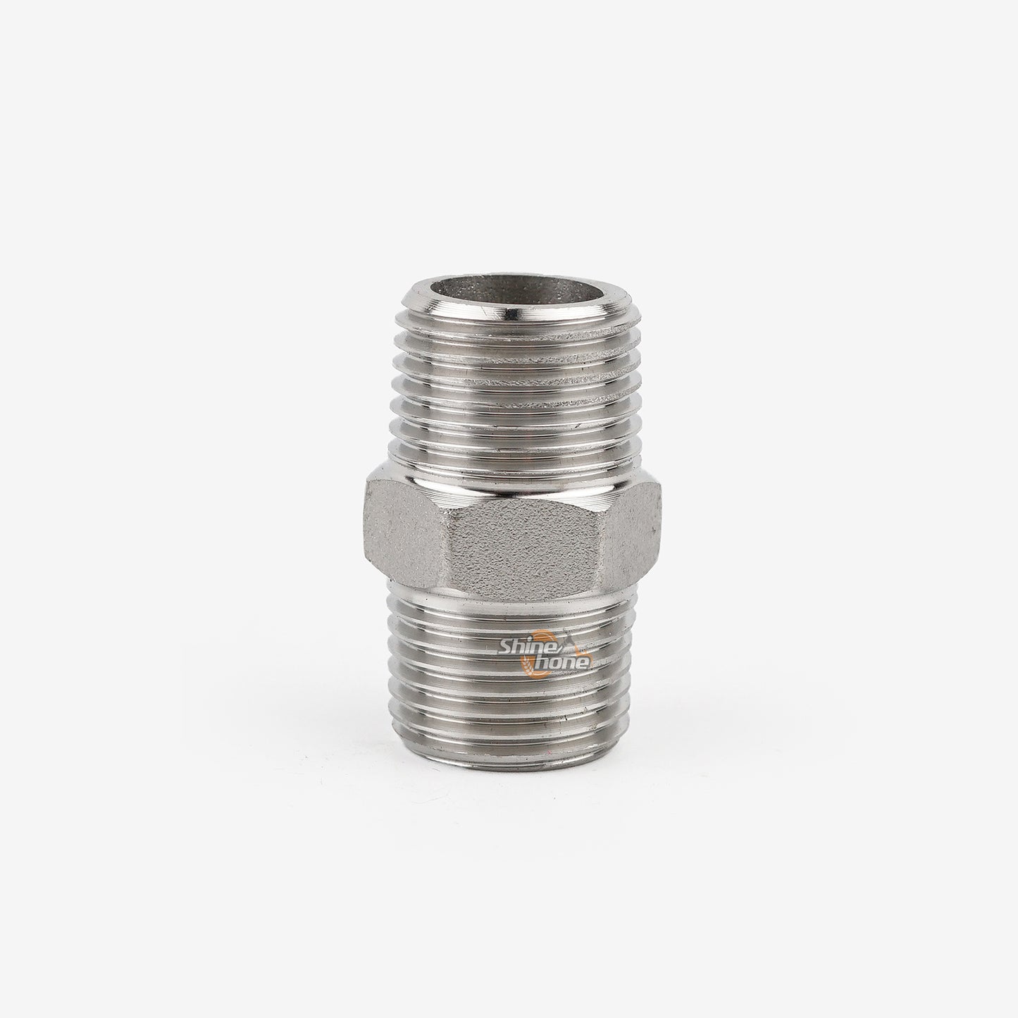 Stainless Hex Nipple - 1/2 inch x 1 ininch Threaded