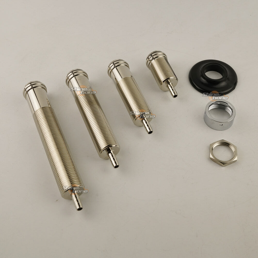 Chrome Plated Brass Draft Beer Shank 100mm