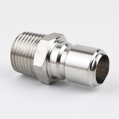 Male QD x 1/2 in. MPT - Stainless Steel Quick Disconnect