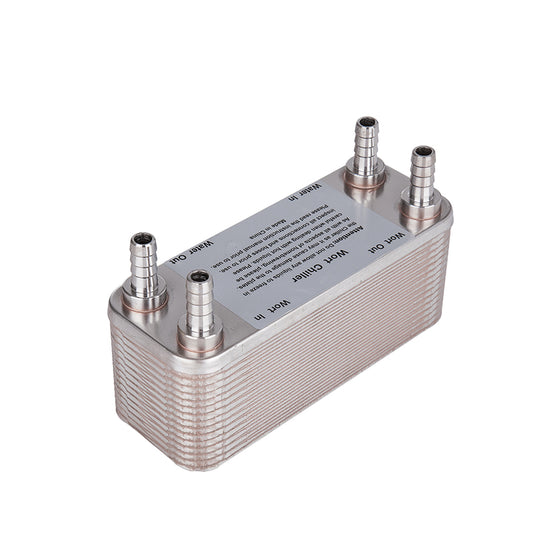 20 Plate Wort Chiller - 7.5" x 2.9"