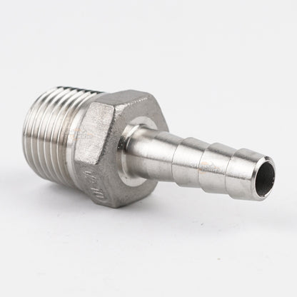 Stainless Steel Fittings 1/2 in. MPT x 3/8 in. barb