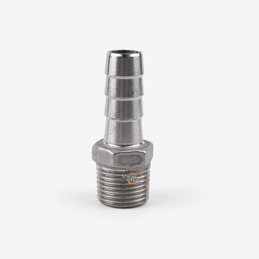 Stainless Steel Fittings 1/2 in. MPT x 3/8 in. barb