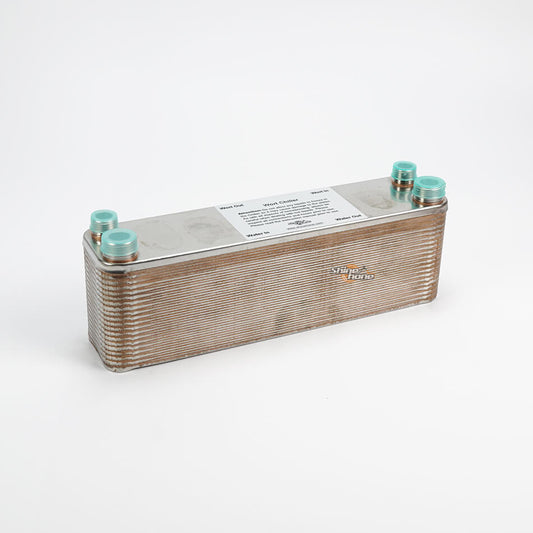 40 Plate Wort Chiller - 12.4" x 2.9"