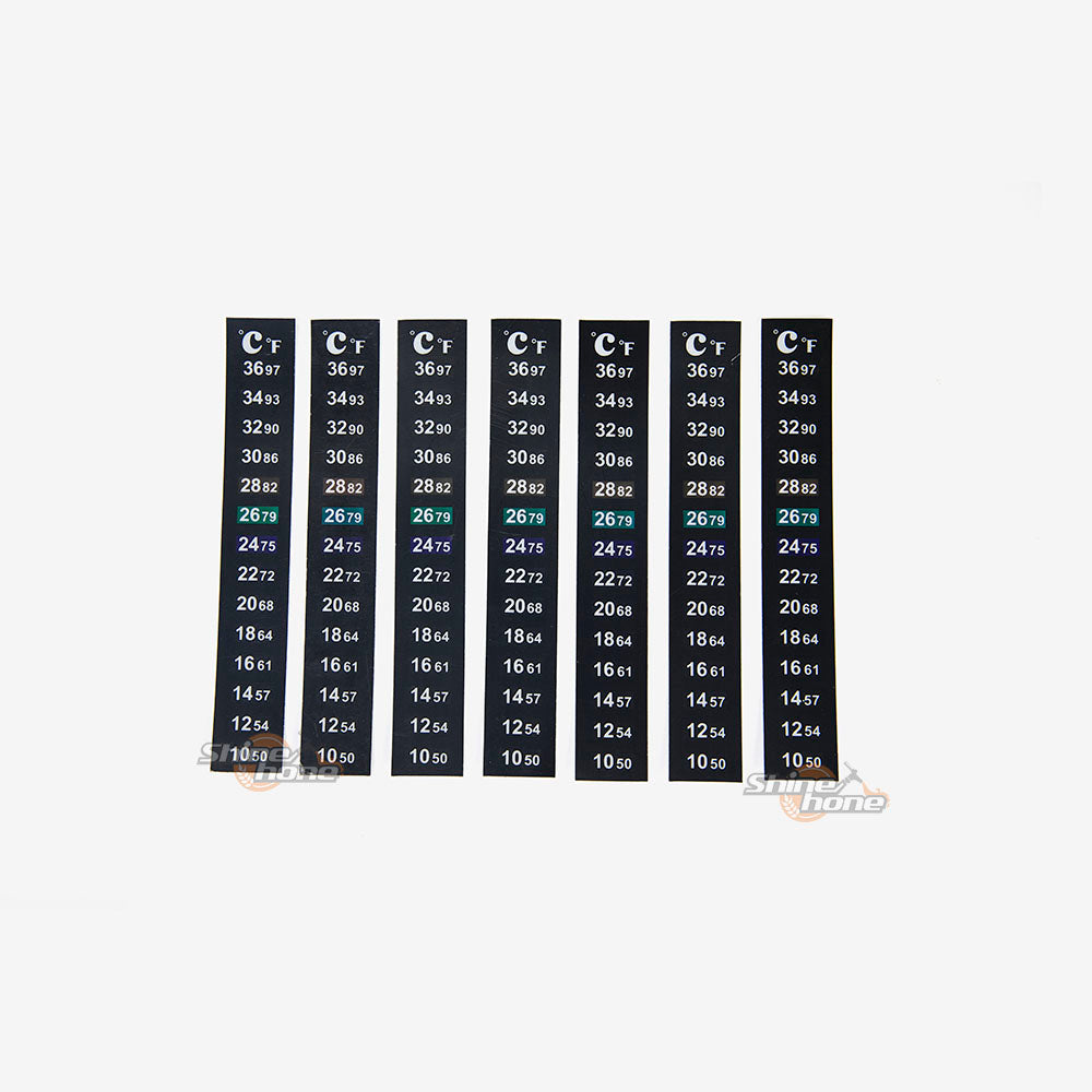 Dual Scale Thermometer Sticker