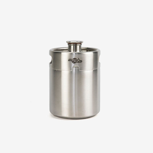 Stainless Steel Beer Growler - 2 Liters