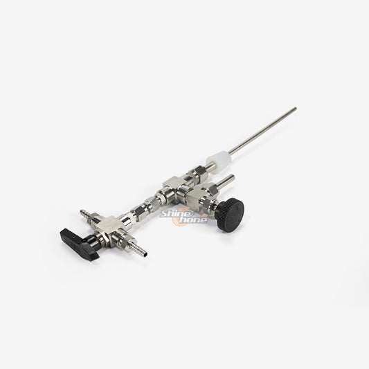 Stainless steel counter pressure beer bottle filler