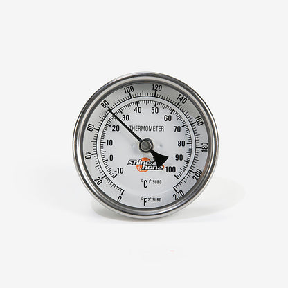2.5 Inch Probe Weldless Bi-metal Thermometer for Kettles